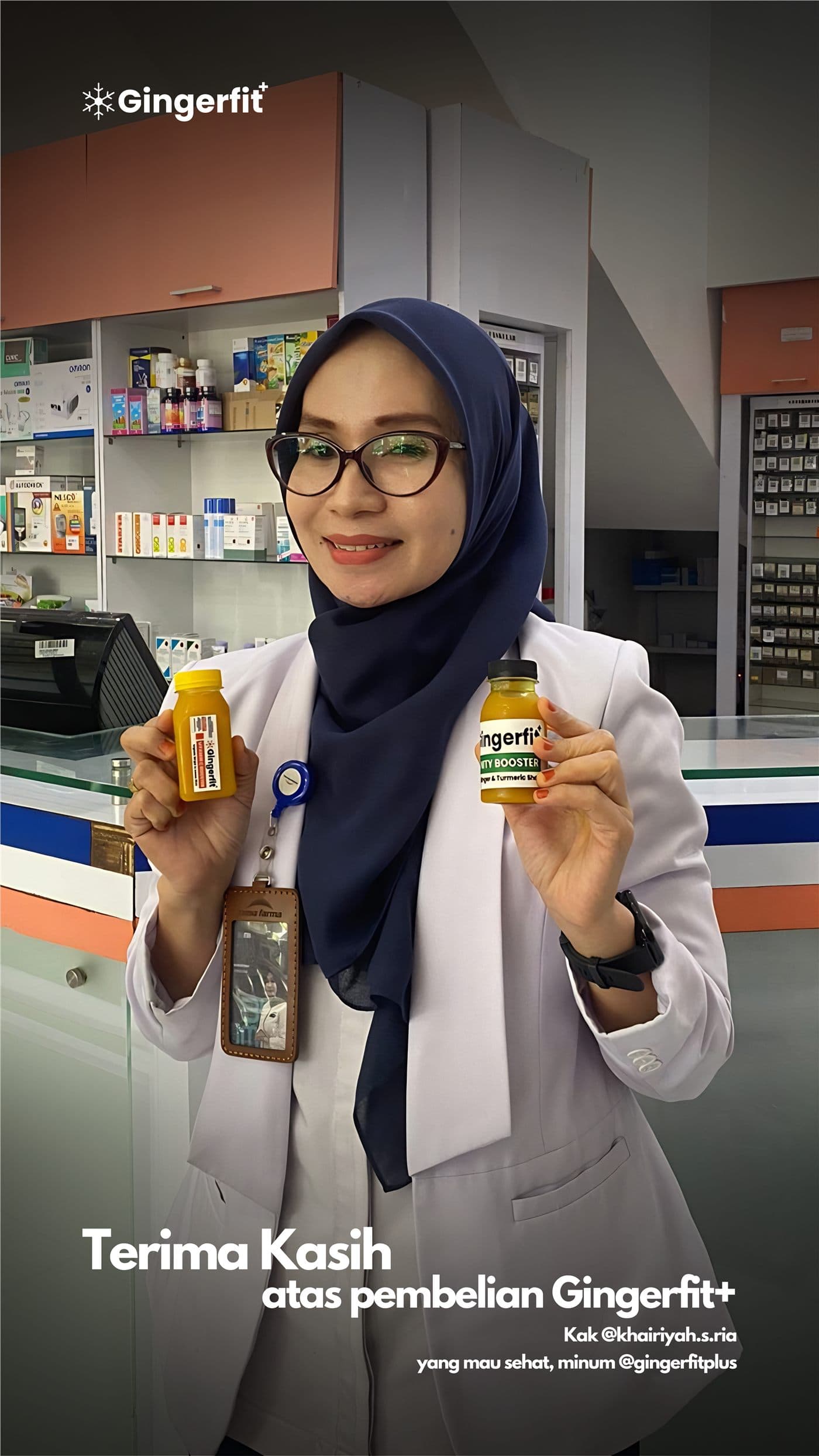 Dokumentasi pelanggan Gingerfit+ 4