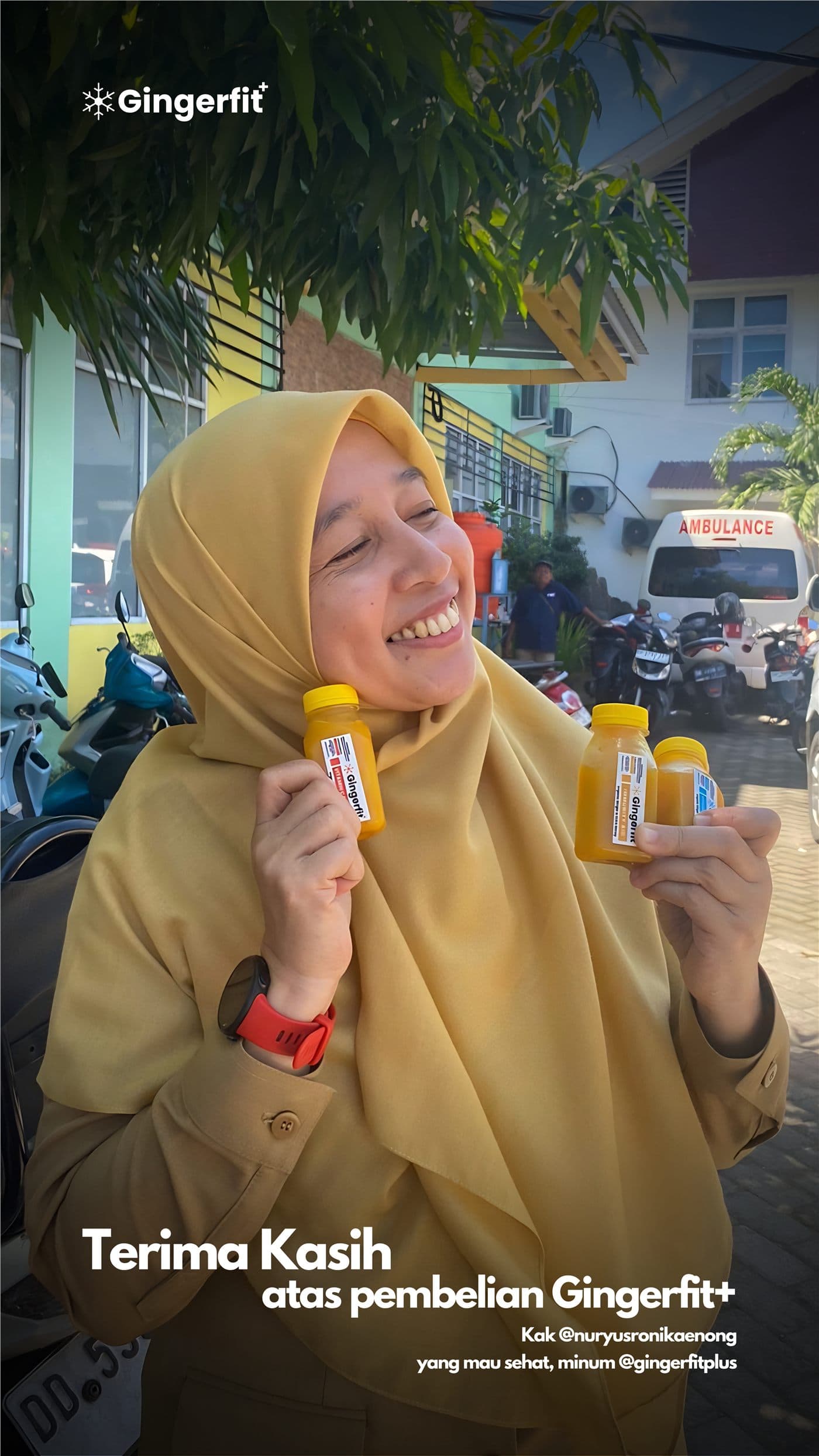 Dokumentasi pelanggan Gingerfit+ 5