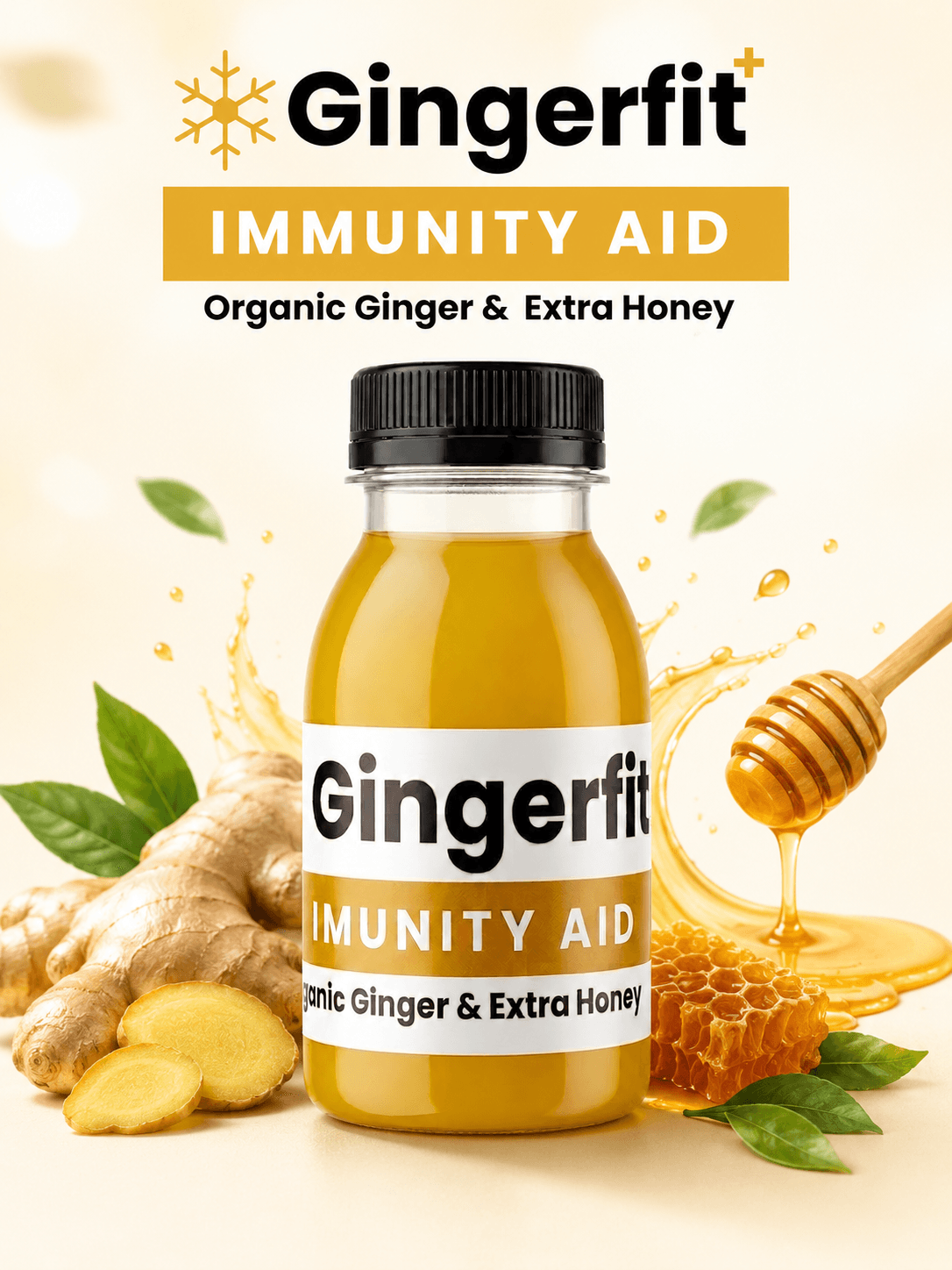 Botol Gingerfit+ varian Immunity Aid