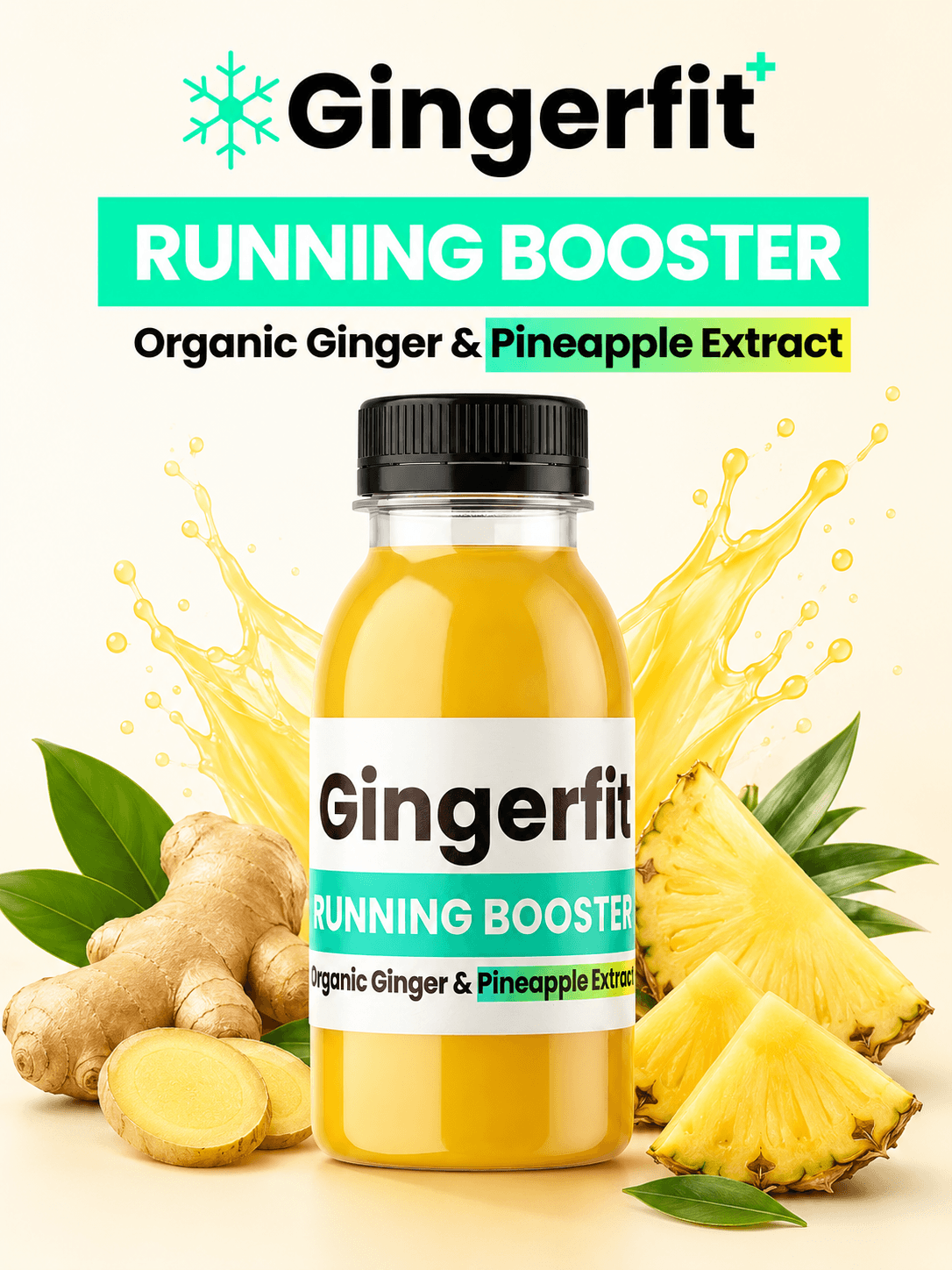 Botol Gingerfit+ varian Running Booster